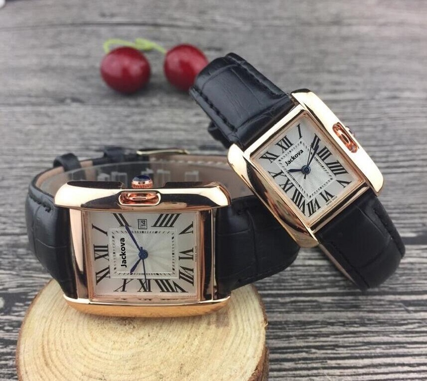 

Hot Automatic Date Men Women Square Watch Luxury Fashion Leather Quartz Movement Clock Rose Gold Silver Leisure Wrist Watch, Slivery;brown