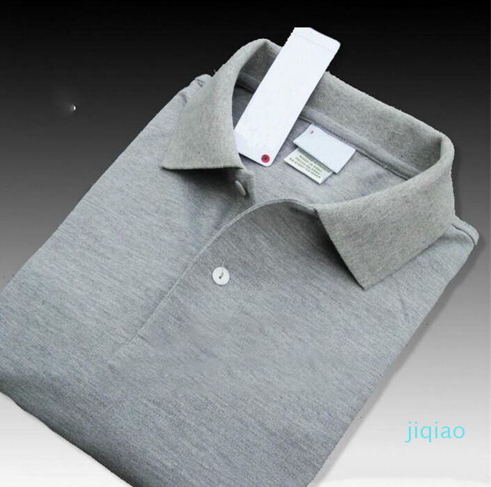 

New Men Polo Shirt Men Small Horse Crocodile Embroidery Business & Casual solid male polo shirt Short Sleeve breathable polo shirt, Green