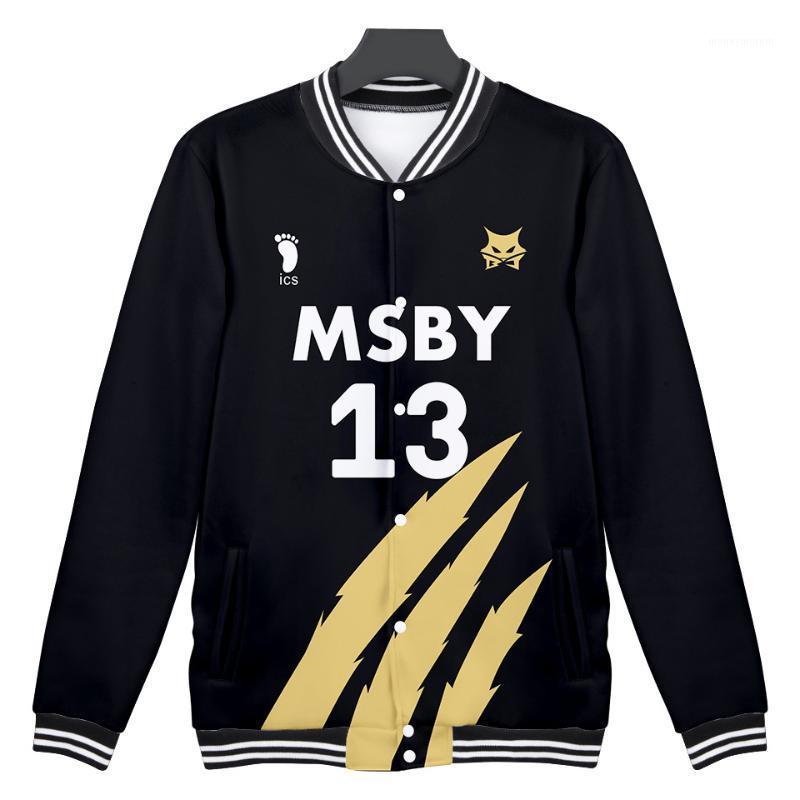 

Haikyuu!! Cosplay Coat MSBY Black Jackal Kiyoomi Sakusa Bokuto Koutarou miya atsumu Hinata Shoyo Print Baseball Uniform1, 10