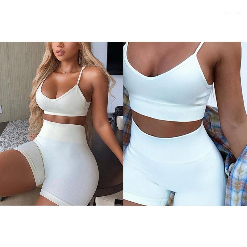 

2 Pcs/Set Women Yoga Sets Fitness Sports Suits Gym Clothes Breathable Bra Female Running Leggings Workout Set1, Blue