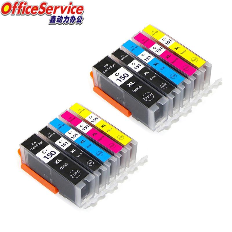 

PGI-150 CLI-151 PGI150 CLI151 Compatible ink Cartridge For Canon MG5410 MG5510 MG5610 MG6410 MG6610 IP7210 MX721 Ix6810 printer