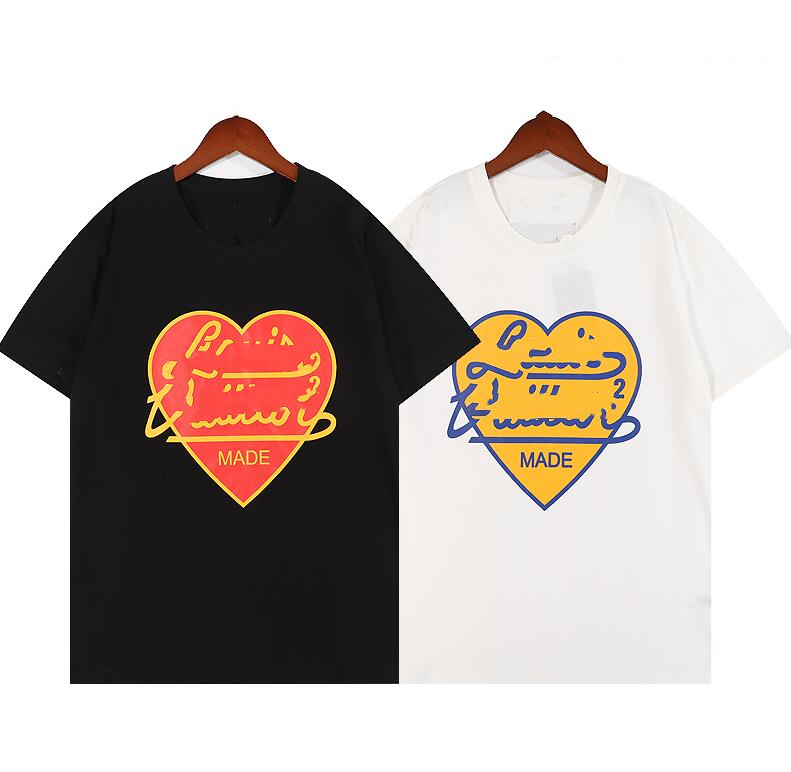 

2022 summer new pattern Men's T-shirts Tees Polos Short Sleeves High Quality pure cotton brand Mens Women's designer T-Shirts 988#, Black