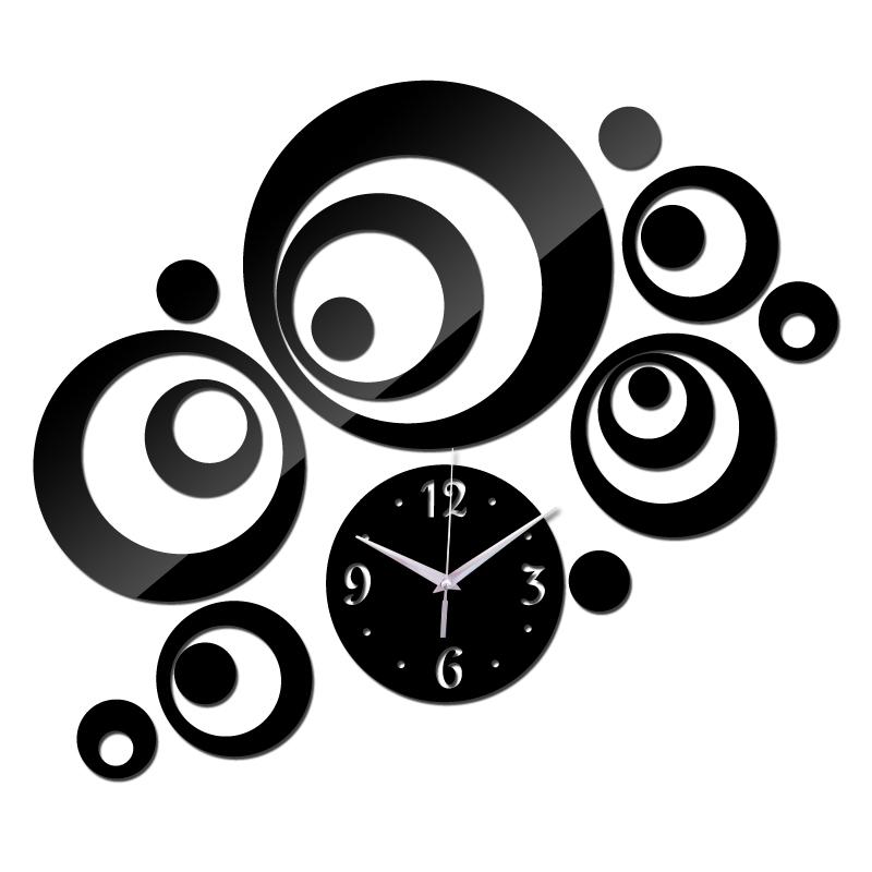 

sale promotion special offer new clock mirror watch wall 3d crystal clocks Living Room Quartz Acrylic Needle