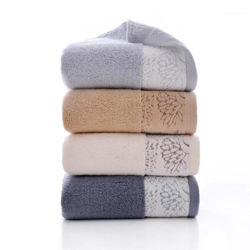 

2pcs/set 100% Cotton Flower Soft Hand Face Towel Set 34*74cm New high quality bathroom towels1