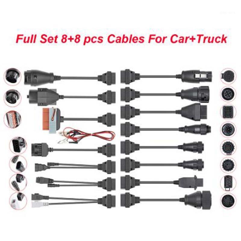 

2020 Hot Sale Truck Cables Pro OBD2 OBDII car cable Trucks Diagnostic tool connect cable 8 PCS Trucks Cables1