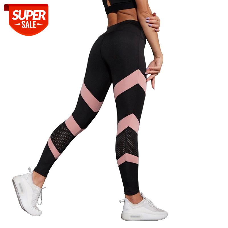 

CHRLEISURE Fitness Leggings Women Stitching Legging Anti Cellulite Push Up High Waist Casual Pants Slim Fit #sC7x, Black;white