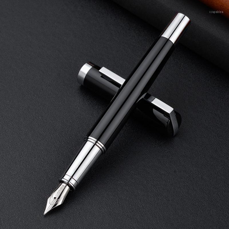 

Luxury Calligraphy Fountain Pens Metal Steel Fine Tip Ink Pens School Student Office Business Writing Stationery Gifts Supplies1, Red