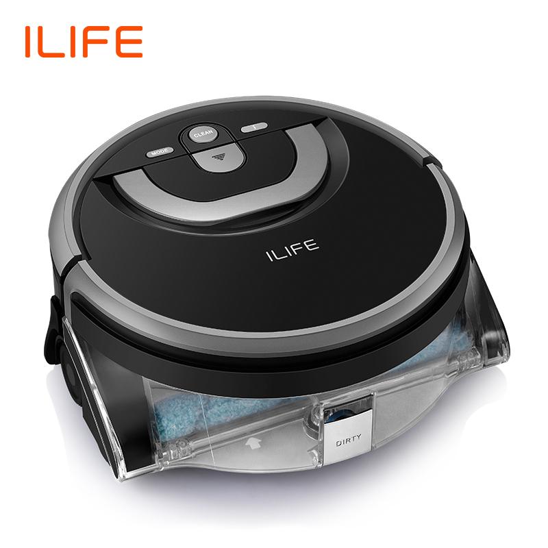 

ILIFE New W400 Mopping Robot Vacuum Cleaner With Navigation Water Tank
