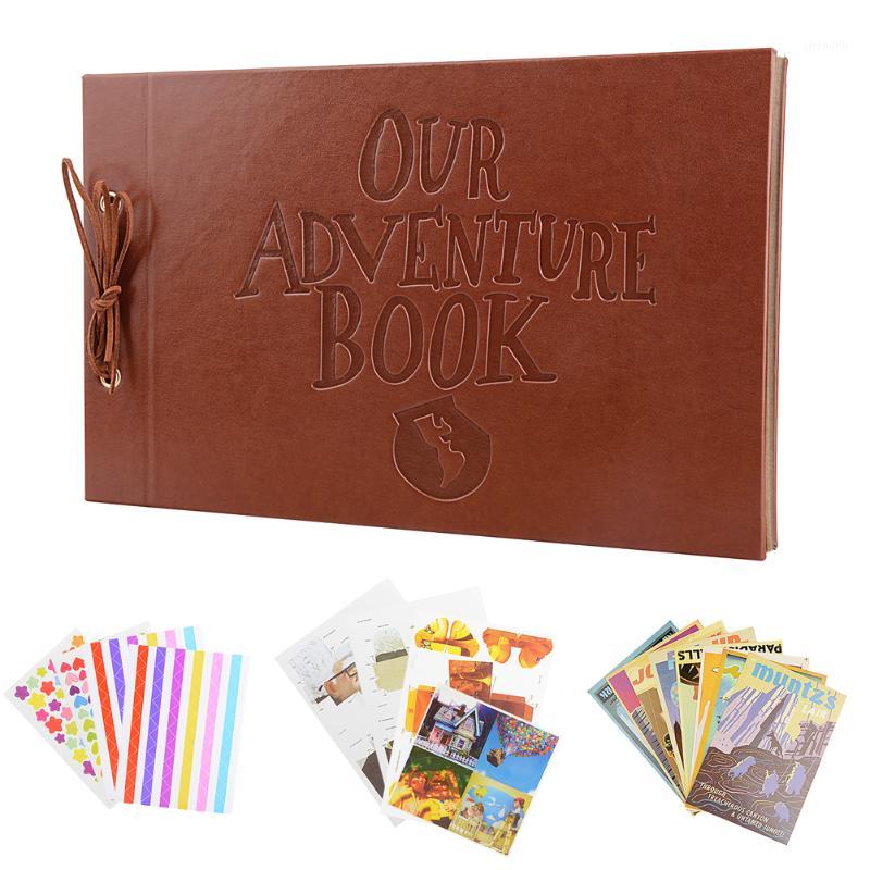 

Vintage 80 Pages Kraft Paper Sheets Card Set Our My Adventure With Handmade DIY Tool Photo foto Scrap Photo1