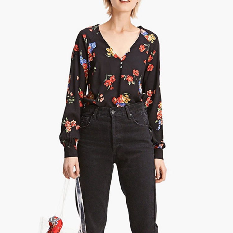 

2020 Promotion Shown Plus Size Spring Zanzea Unique Y2020 Note Printed Mrs Shirt Easy Editing Long Blusa Woman Background, Note flower blouse