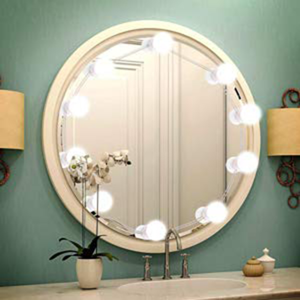 1600LM 20W 5V 3-Mode 10-Level Adjustable Brightness LED Vanity Mirror Light Make Up Beauty Lamp UL Certified-image-626214323