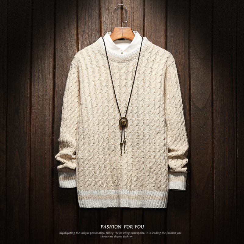 

Male Christmas sweaters winter clothes 2020 plus Asian size -4XL 5xl 6xl Japan casual style pullovers designer, Z5120 asian size g