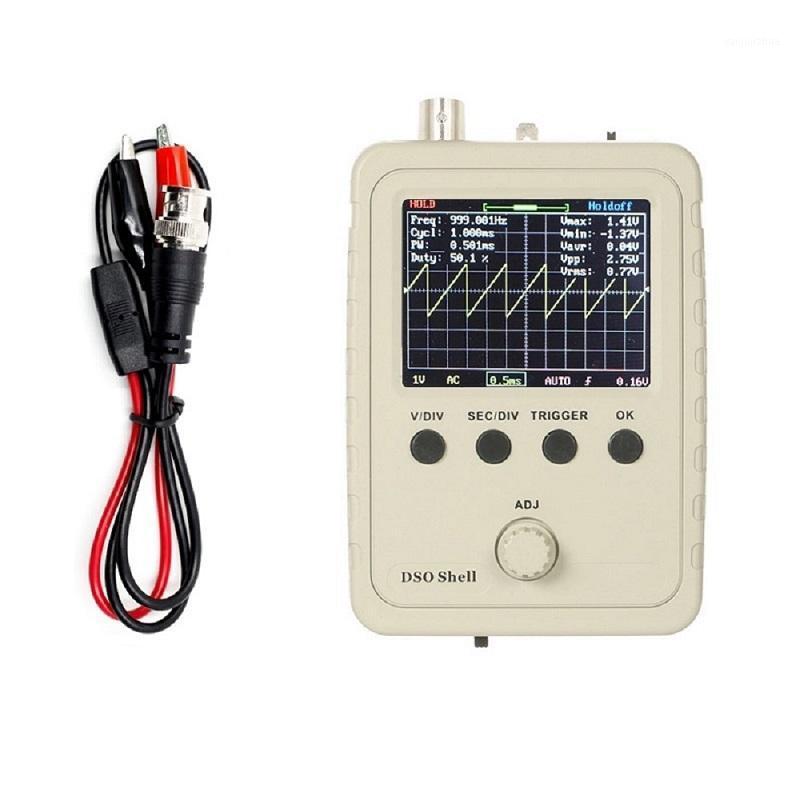 

Portable Mini Digital Oscilloscope Touch Contact Screen Portable USB Oscilloscope Interface 2MHz 5Msps standard probe1
