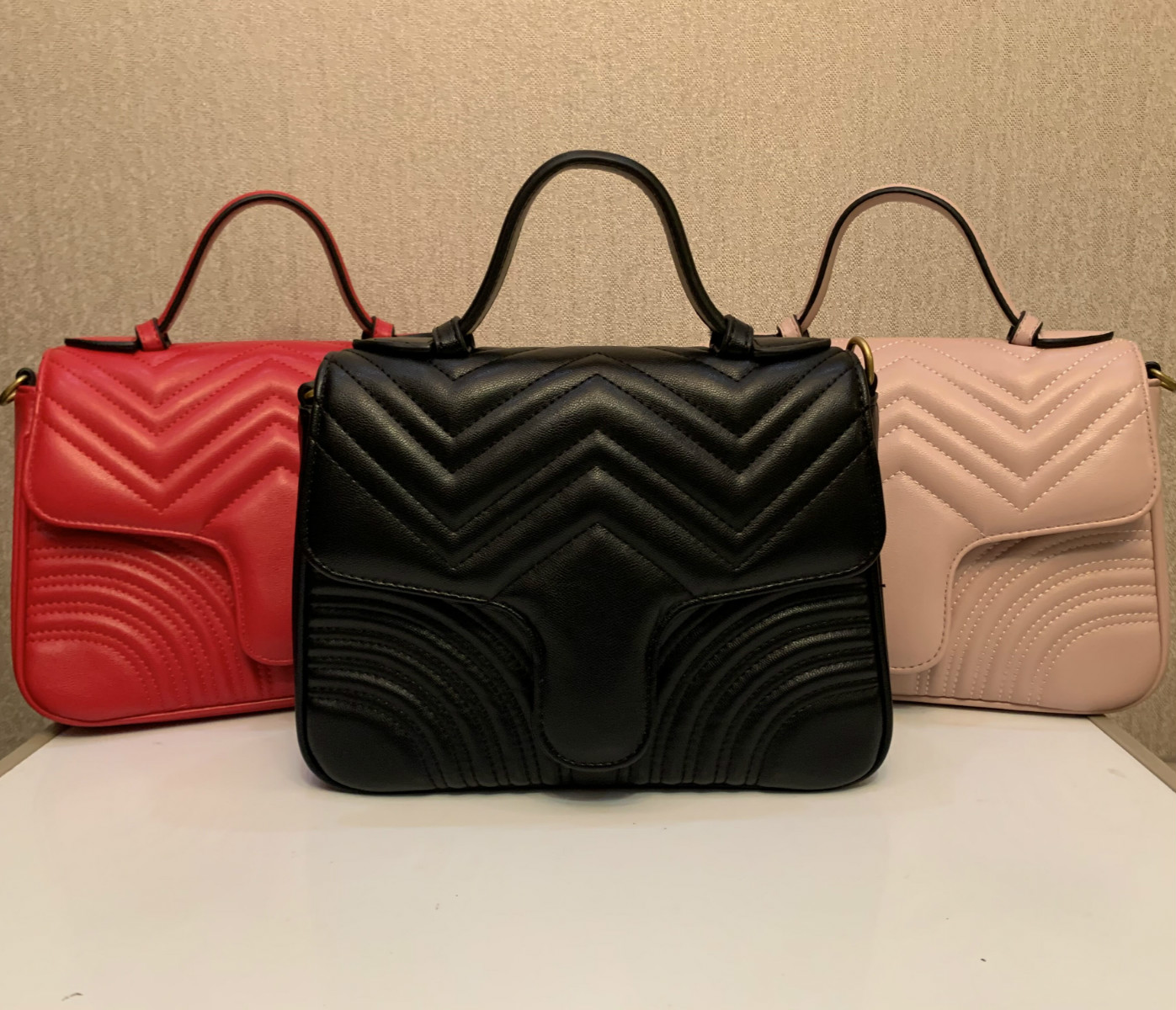 

Hot Sale Top Quality Fashion Women Bags Handbags Wallets Leather Chain Bag Crossbody Shoulder Bags Messenger Tote Bag Purse 5colors, Black