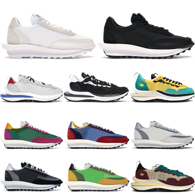 

Classic VaporWaffle LD Waffle men women running shoes Sail Game Royal Black Grey Neptune Green Nylon mens trainers outdoor sport sneakers, Summit white