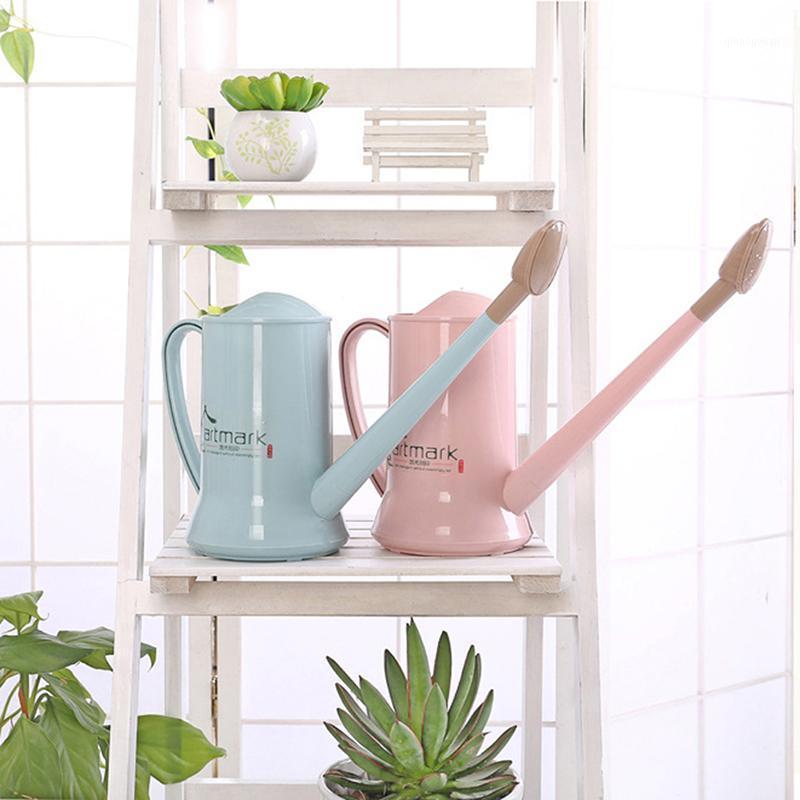 

1PC Plastic Watering Can Flower Plant Shower Tool Detachable Long Mouth Kettle Garden Irrigation Spray Bottle 2L1, Pink