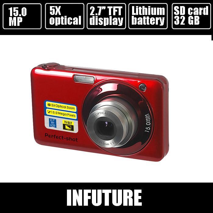 

20mp digital camera with 8x optical zoom, 4x digital zoom and Rechargeable lithium battery camera1