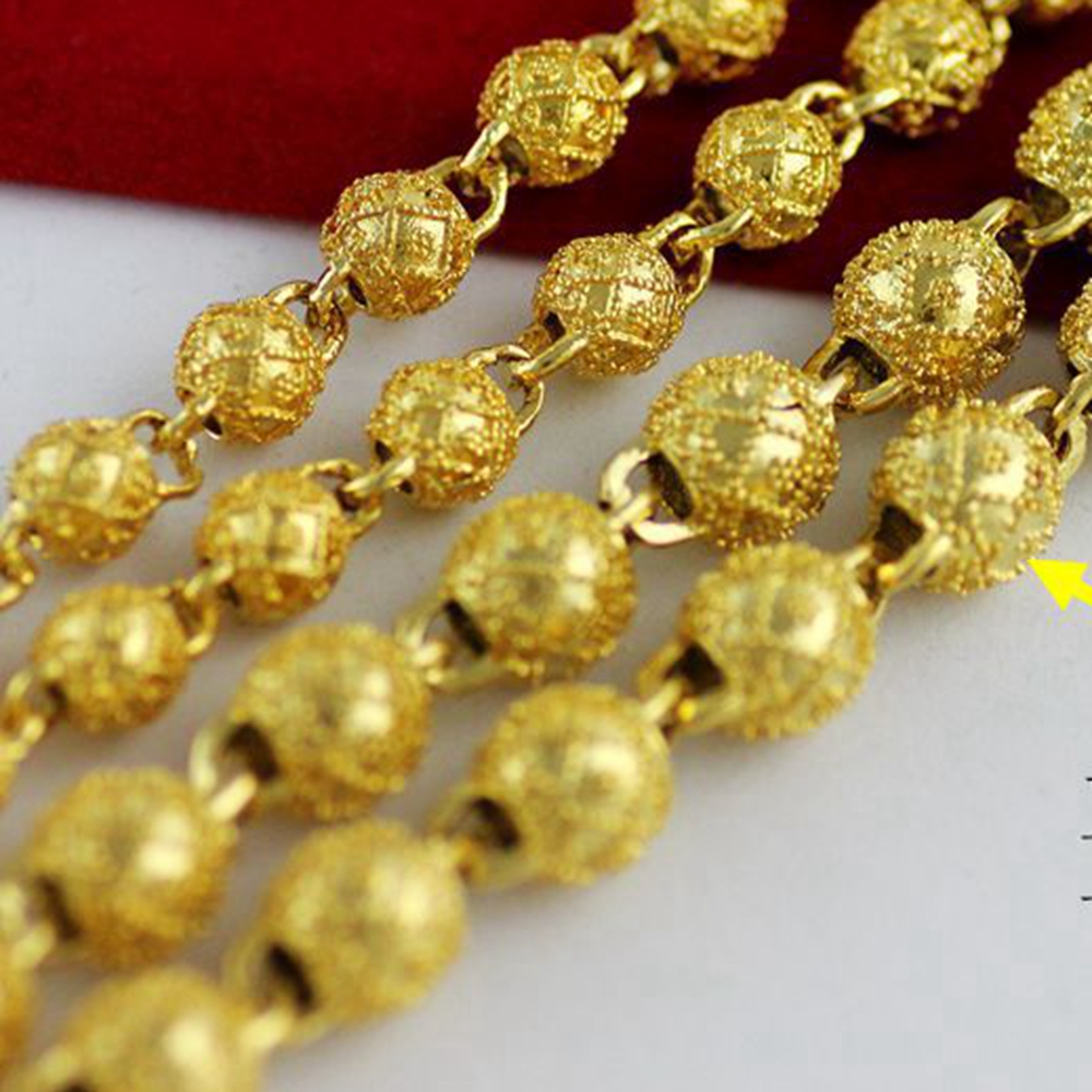 Massive Mens Jewelry 18k Yellow Gold Filled Mens Necklace Chain Gift 55cm-image-613516646