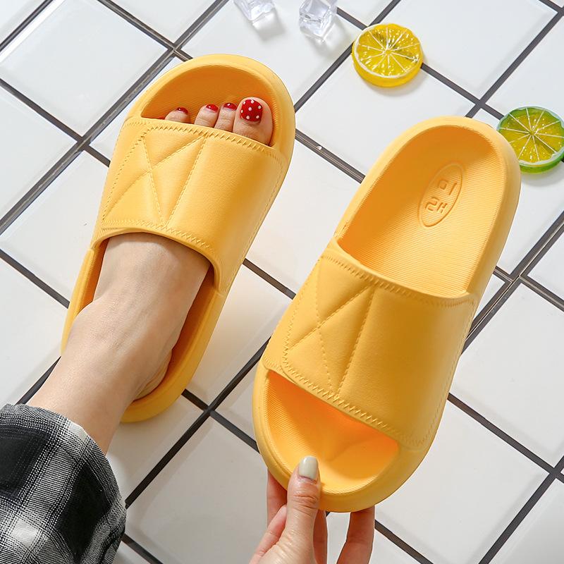 

Women Summer Fashion Slippers Slide Sandals Beach Slides High Heels Shower Slippers Soft Sole Women Men Ladies Bathroom Shoes, White