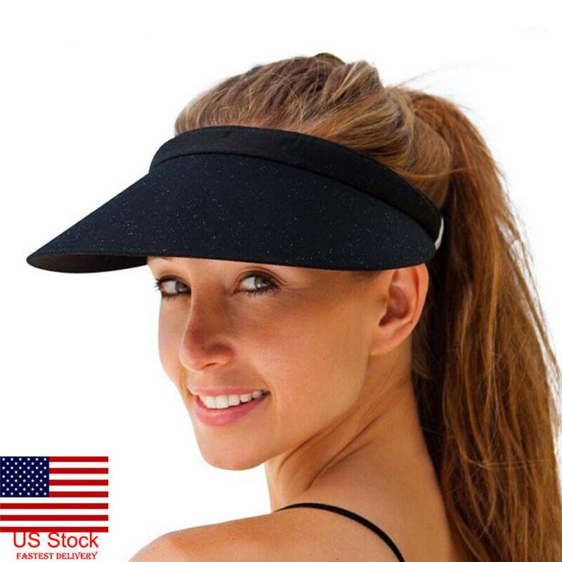 

Casual Visor Sun Hat Summer Cotton Anti-UV Topless Sports Golf Woman Men Cap1