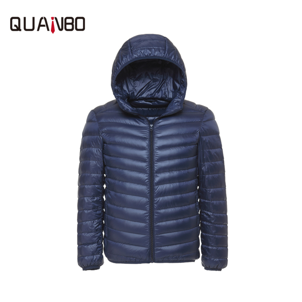 

Men's Winter 90% White Duck Ultra Light Down Jacket Men Fashion Hooded Loose Coat 6 Color Casual Parka Brand Clothing S-3XL, Red