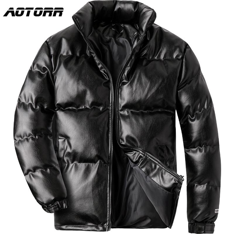 

Winter Jackets Cotton Parka Men Autumn Winter Warm Outwear Korean Style Mens Coats Casual Windbreaker Male Hip Hop Streetwear, Qc689black