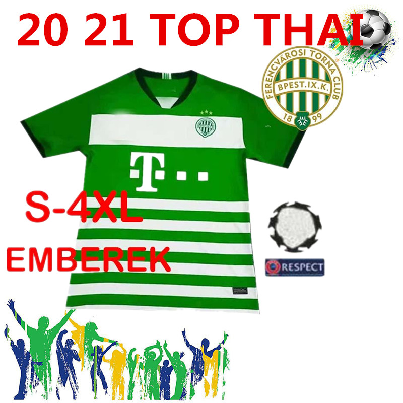 

Free Shipping Ferencvarosi Torna Club soccer jerseys 2020 2021 TOKMAC NGUEN F.Boli Zubkov M.UZUNI LOVRENCSICS football shirts Uniforms, Black;yellow