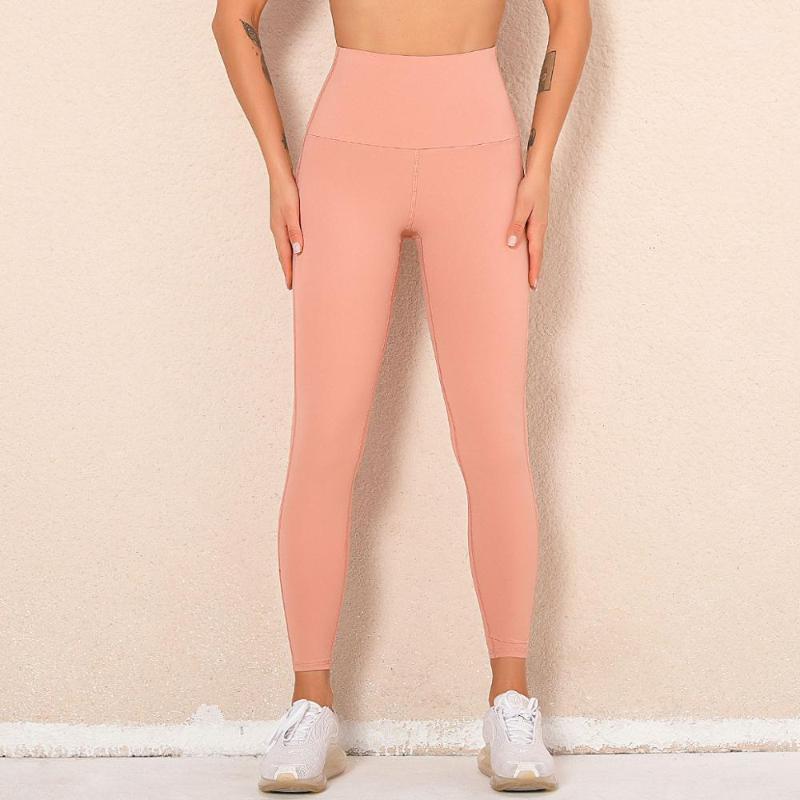 

Nudity Sanded Yoga Pants High Waist Hip Lift Tight Fitting Elastic Feet Sports Fitness1, Black