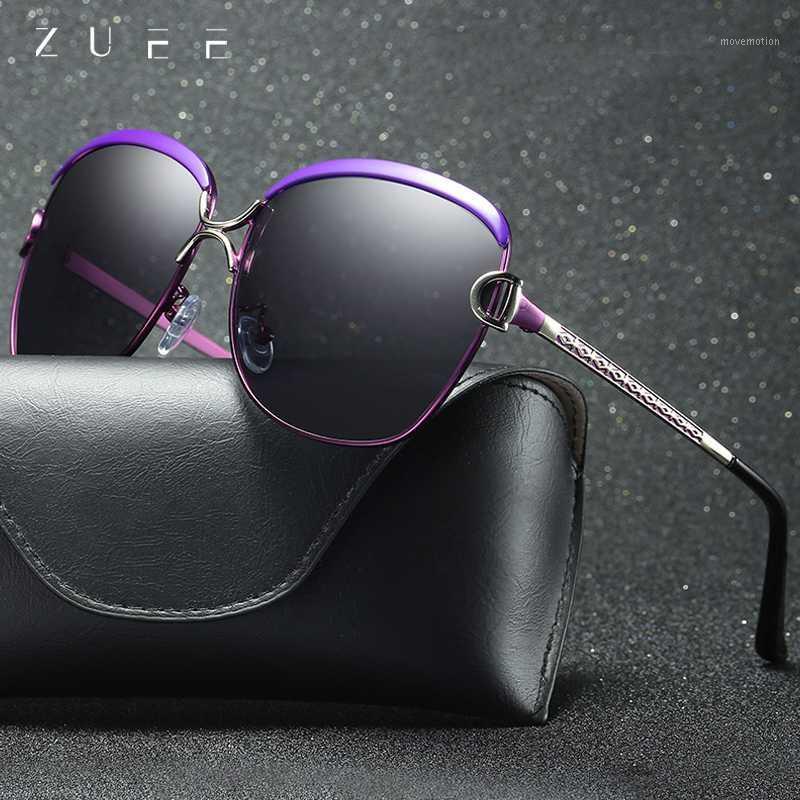 

ZUEE Polarized Sunglasses Ladies Sunglasses Gradient Lens Round Sun glasses Square oculos lunette1