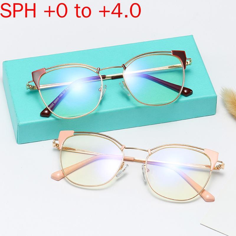 

2020 New Cat Blue Light Blocking Reading Glasses for Women Cat Hyperopia Presbyopia with Diopters Presbyopia Glasses NX1