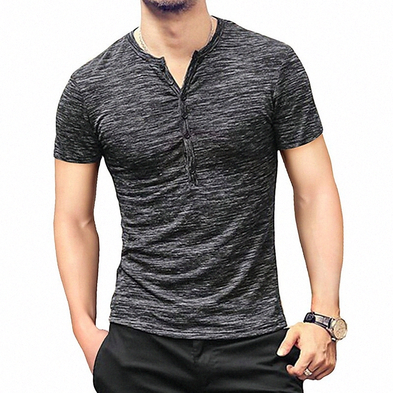 Chemise T-shirt pour hommes Couleur Solid Couleur Housses courtes Tops Bleu Vert Blanc / Été L1QC #
