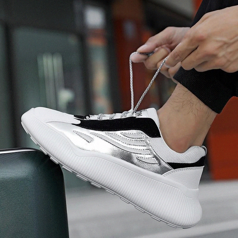 

YWYGMZ men's versatile sports shoes men's high-top casual shoes wear-resistant non-slip flat elastic shoes zapatos de outdoor #Dh51