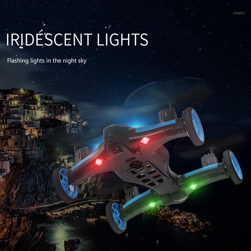 

2.4G RC Drone Air-Ground Flying Car H23 Quadcopter with light One-key Return Remote Control Drones Model Helicopter Best Toys1