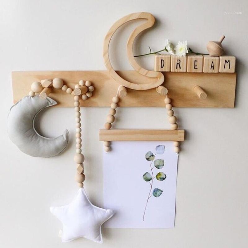 

Fowecelt Aesthetic Room Decor Accessories Nordic Ornaments For Home Kids Baby Girl Children's Nursery Wall Hanging Decor 20211