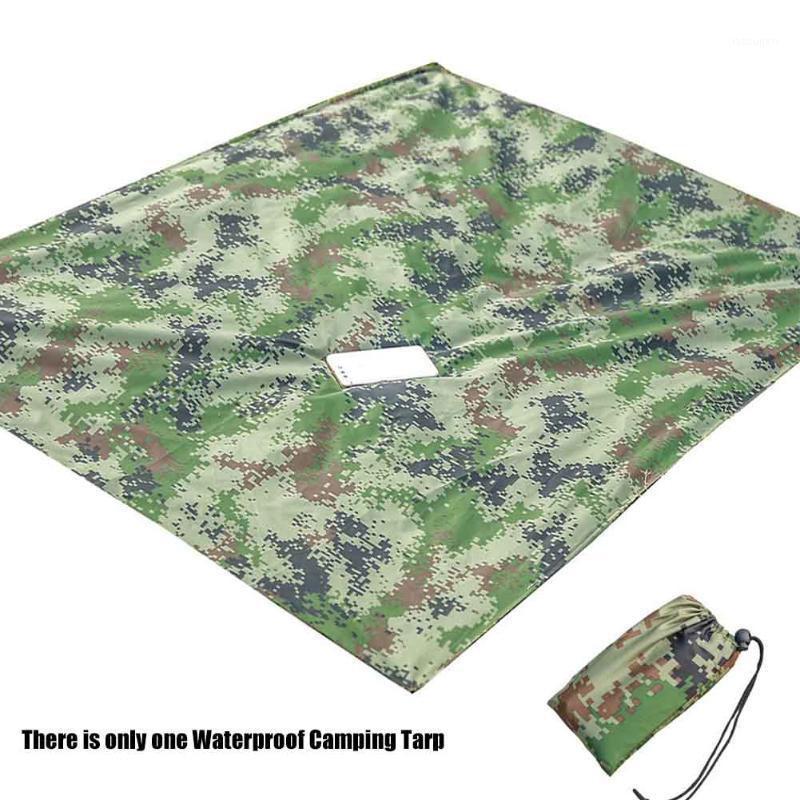 

100x145cm Outdoor Shelter Hiking Anti-UV Dustproof Picnic Beach Awning Garden Travel Portable Waterproof Camping Tarp Home1