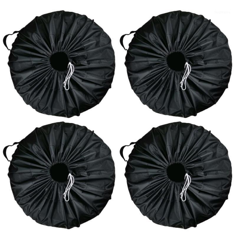 

4Pcs Oxford Cloth Tire Cover Portable Tire Protective Cover Sun Block1