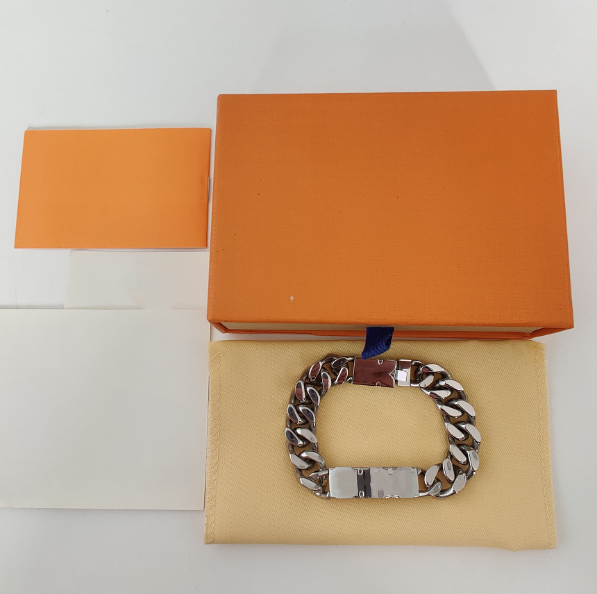 

hot selling Quality Titanium Steel Bracelet Men and Women Bracelet Chain Fashion Personality Hip-hop Bracelet Supply