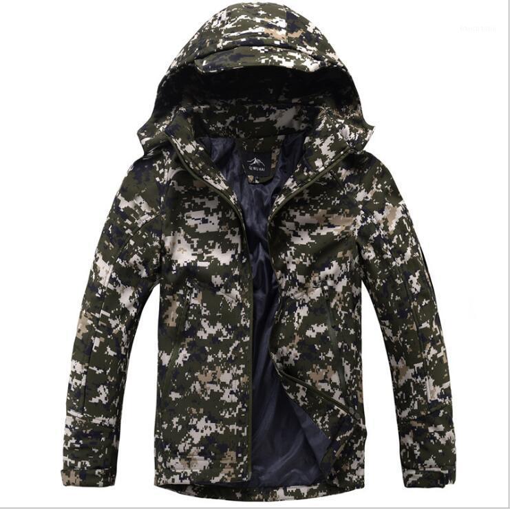 

Men Waterproof Softshell Windproof Camping Hiking Outdoor Warm Breathable Coat Suit Climbing Camping Fishing Hunting Jackets1