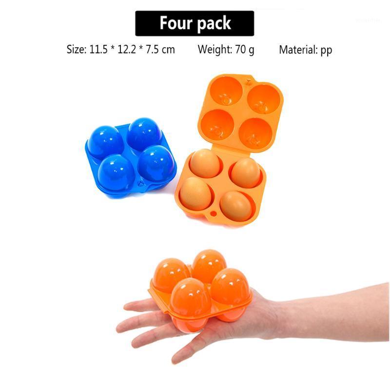 

Outdoor Picnic Portable Plastic 4 Case Egg Case Egg Tray Holder Storage Box Refrigerator Crisper Rings Jewelry Box Container1