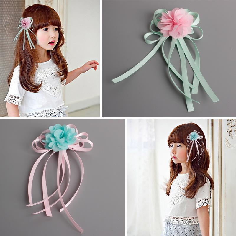 

Korea Princess Hair Clips Girls Hair Accessories Flower Crown Bows Ornaments Rim Hairpin Kids Gift -5, Pink