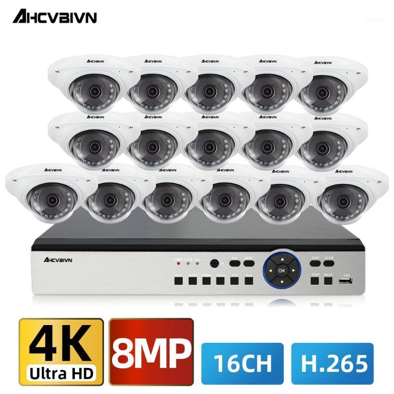 

4K Cctv Monitoring Camera Security System Kit 16CH DVR Outdoor Waterproof Video Surveillance Explosion proof Cameras AHD HD Set1
