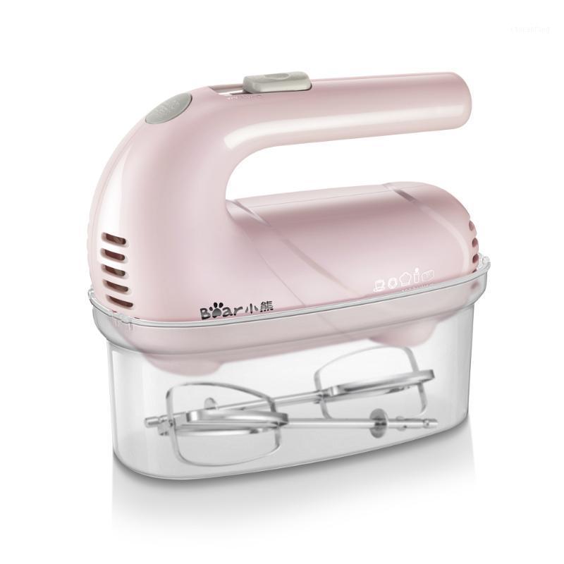 

220V Electric Handheld Egg Beater Household Portable Mini Egg Cream Bread Baking Mixer 5 Gear Control Pink White Color Available1