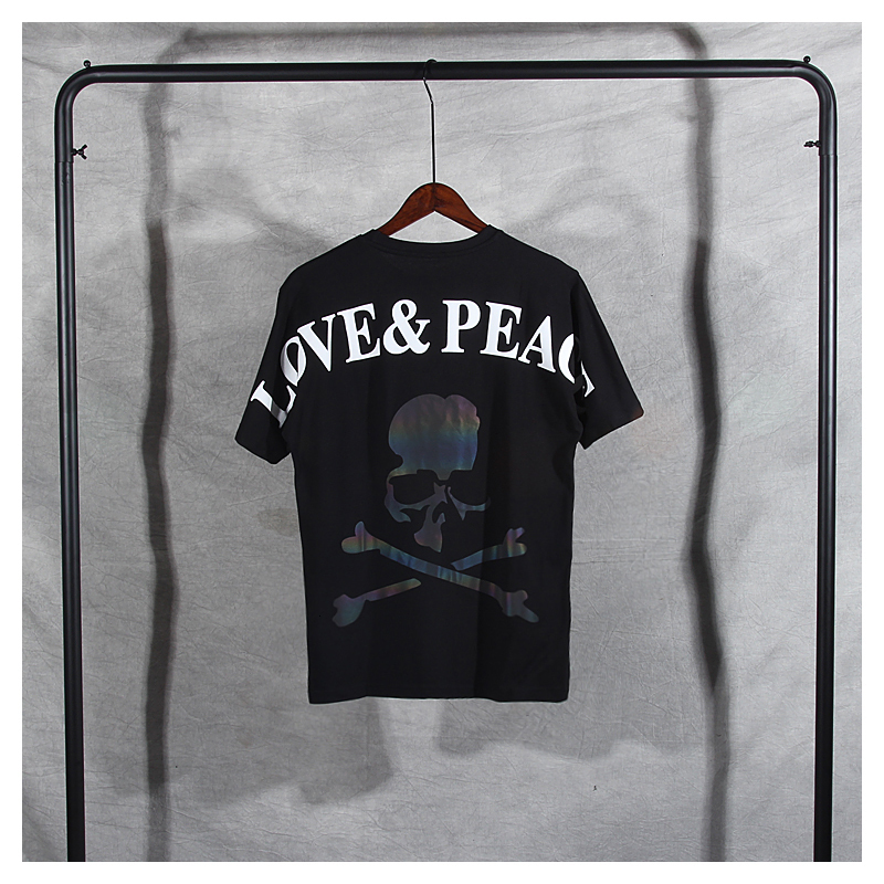 

2021 New Skull Head Casual T-shirt for Men Women Mmj Fashion Brand Japanese Laser Print Street Style Short Sleeve Whgj, White