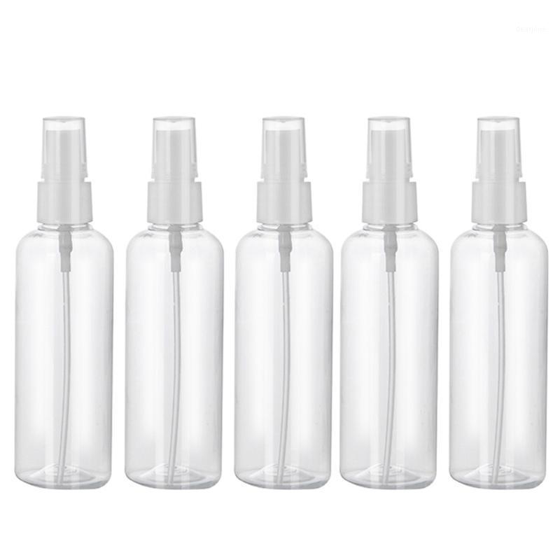 

10/5PCS 100ml Travel Transparent Plastic Perfume Atomizer Empty Spray Bottle Reuse Skin Care Tool Refillable Bottles NShopping1