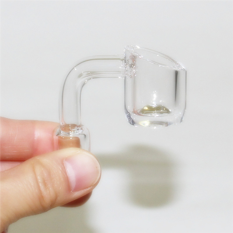 

Top quality Quartz Banger dab nail 10mm 14mm 18mm male female 45 90 Degrees Domeless nails quartz bangers for oil rigs bong