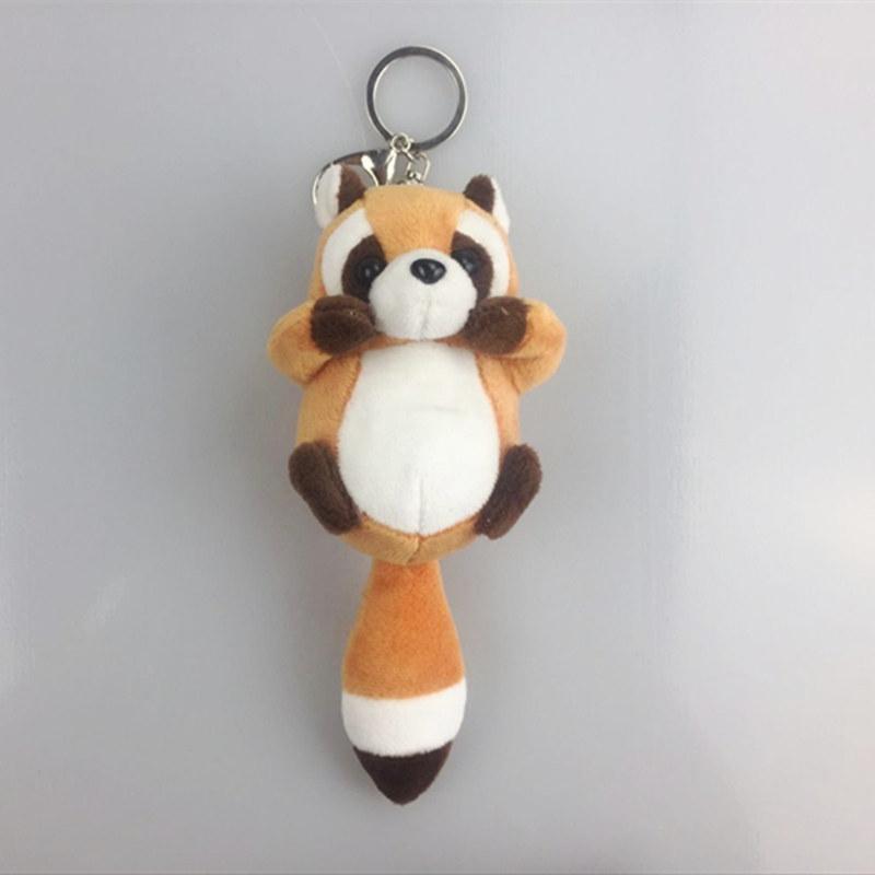 

Keychains 2021 Trinket Mini Hamster Pom Women Fluffy Toy Doll Bag Car Key Ring Monster Keychain Jewelry Gift