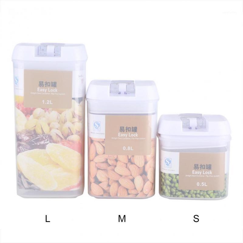 

Transparent Sealed Jars With Buckle Household Storage Kitchen Snack Sealed Jars1