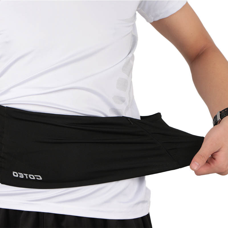 

Multifunctional running Invisible bag men within 8 inches mobile phone sport for women travel gym belt, Blackscode