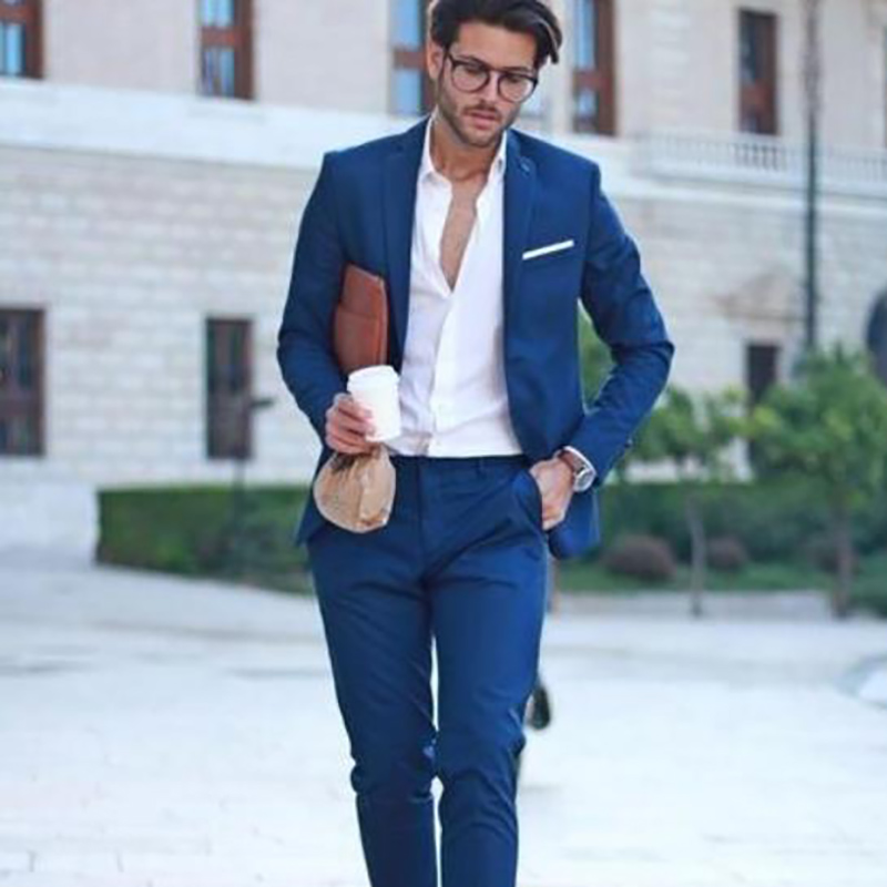 

Royal Blue Men Suits Business Formal Wedding Suits For Men Best Man Blazer Groom Tuxedo Slim Fit Costume Homme Mariage Mens Jacket Quality, Burgundy