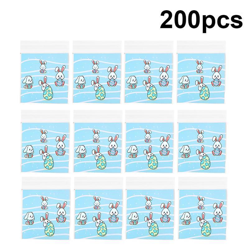 

200/300pcs Easter Eggs Cookies Bags Self Adhesive Candy Tote Creative Sweet Storage Pouch Party Candy Bag Gift Holder1